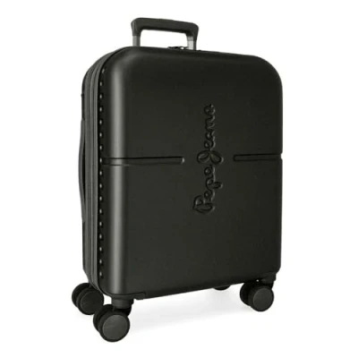 Imagen de Pepe Jeans Highlight Maleta de cabina Negro 40x55x20 cms Rígida ABS Cierre TSA integrado 37L 2,74 kgs 4 Ruedas dobles Extensible Equipaje Mano