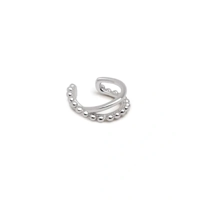 Imagen de SINGULARU Pendiente Suelto Ear Cuff Nina en Plata de Ley con acabado Baño Rodio Disponible Varios Acabados Joyas para Mujer