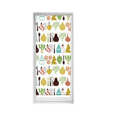 Imagen de Blindecor Easy estores opacos sin taladrar Estampados Estor Blackout Estampado Digital, Sazonadores, 60 x 150 cm (Ancho por Alto). Tamaño de la Tela 57 145 cm. Persianas enrollables térmicas