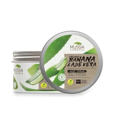 Imagen de Mussa Canaria Crema Corporal Vegana de Aloe Vera Tamaño Viaje 70 ml