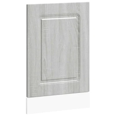 Imagen de vidaXL Panel para lavavajillas Kalmar Gris Sonoma 45x1,5x67 cm, Frontal de lavavajillas, Panel, Puerta