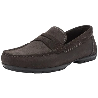 Imagen de Geox U Moner W 2fit D, Mocasin Hombre, marrón Oscuro, 43 EU