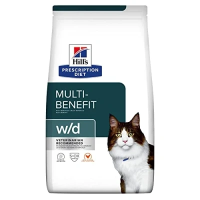 Imagen de Hill&#039;s Prescription Diet Multi Benefit Feline w/d Dry Cat Food Chicken 3 kg