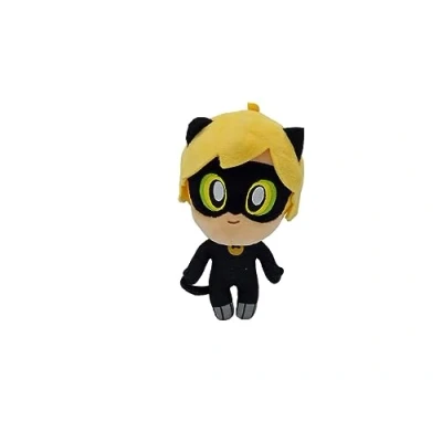 Imagen de Miraculous Chibi Cat Noir Juguete de peluche Tales of Ladybug y suave 15 cm Juguetes súper suaves tiernos que dan vida a su programa televisión favorito