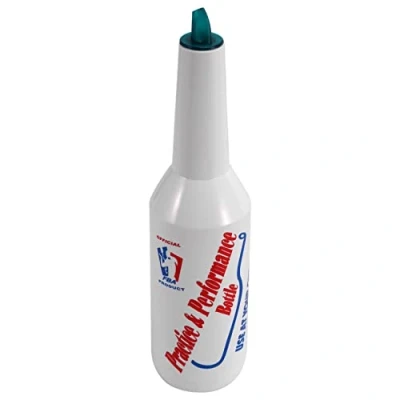 Imagen de Gaqnzjx Flair Bartender Botella de Entrenamiento Bartending Practice Bar Pub Vino, Coctelera plástico Blanco