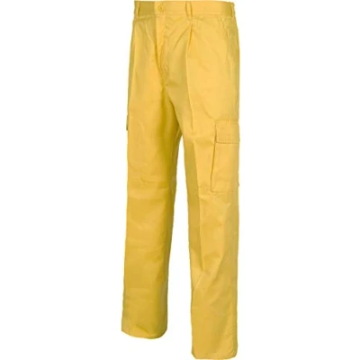 Imagen de Work Team Pantalón. Elástico en cintura, multibolsillos: dos bolsos laterales perneras. HOMBRE Amarillo 42