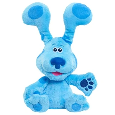 Imagen de Blue&#039;s Clues &amp; You Las Pistas de Blue y Tú, Peek/A/Boo, Peluche 25cm Interactivo del Perro la Serie, Juego cucú Tras, Mueve Orejas, Tiene Sonido, ladra, Famosa, (BLU02100)