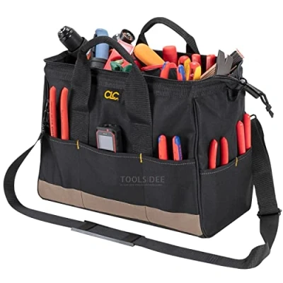 Imagen de CLC BigMouth 1001165 Bolsa de herramientas con apertura extra grande y 22 bolsillos