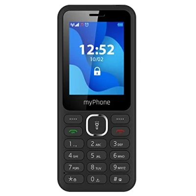 Imagen de MP myPhone 6320 Teléfono con Teclas Grandes, Batería de 1000 mAh, Double Sim, Cámara, MP3, Linterna Negro