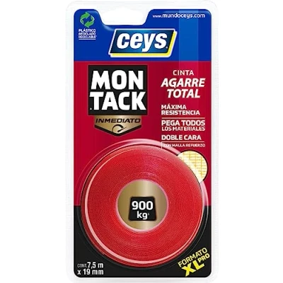 Imagen de ceys Cinta de montaje Montack a.t Inmediato 7,5m x 19mm