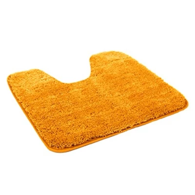 Imagen de Kinzler J 10002/38 Terra Alfombrilla de baño, Microfibra Poliéster, 50x55 cm mit Ausschnitt