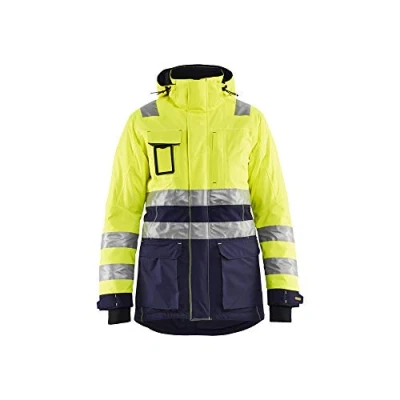 Imagen de Blaklader 447219873389XS Parka de invierno para mujer, color amarillo y azul marino, talla XS