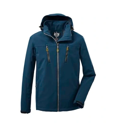 Imagen de killtec Hombre Chaqueta softshell/chaqueta de exterior con capucha cremallera KOW 163 MN SFTSHLL JCKT, dunkelblau, XXL, 37711 000