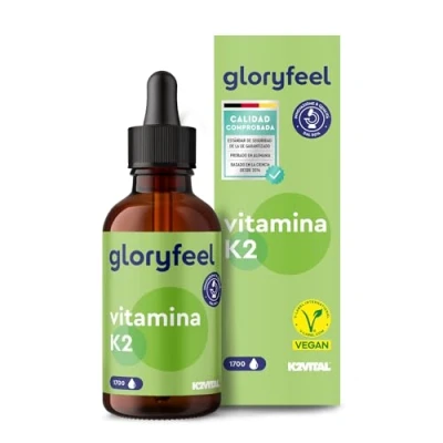 Imagen de Vitamina K2 MK7 200µg (50ml) Calidad K2VITAL® All Trans 99,7+% K vegana, sin aditivos, probada en laboratorio, fabricada Alemania