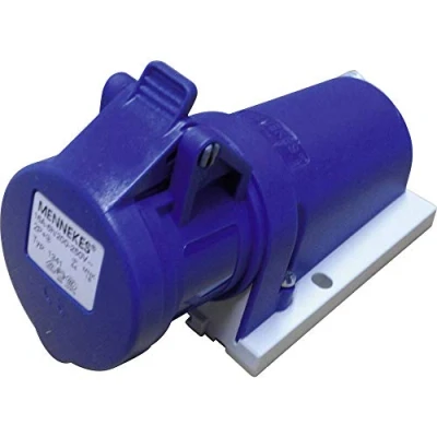Imagen de Mennekes 1341 Base mural 2 polos+tierra 16a 230v azul referencia