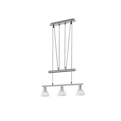 Imagen de Trio Levisto Colgante, con 3 luces, color níquel