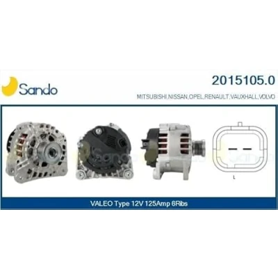 Imagen de CASCO CAL15105AS Alternador 12V 125A RENAULT: CLIO 2, Kangoo I, MEGANE NISSAN: MICRA 3, Primastar Furgón, Interstar OPEL: Vivaro A Furgón