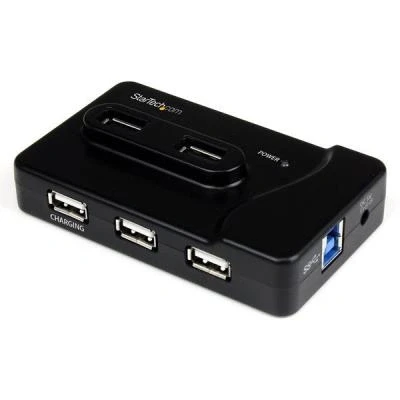 Imagen de Startech.com Adaptador Concentrador Hub Ladrón Usb 6 Puertos 2x 3.0 4x 2.0 1x Cargador De 2a