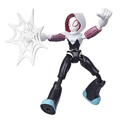 Imagen de Spider Man Spiderman Bend and Flex Figura Ghost 15 cm, Color (Hasbro E76885X0)