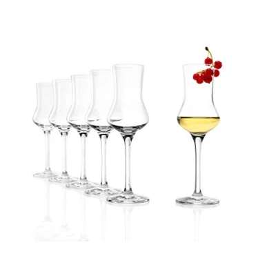 Imagen de Stölzle Lausitz Juego de 6 vasos cristal para grappa, 90 ml, como soplado artesanalmente, apto lavavajillas, fino