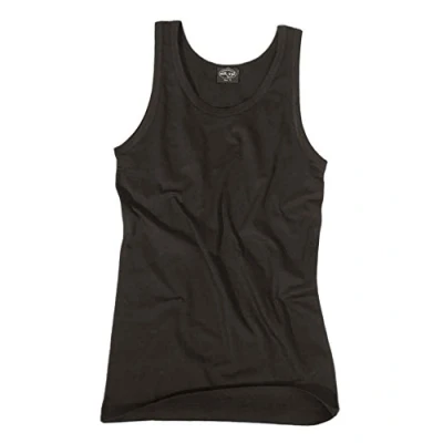 Imagen de Mil Tec Camiseta sin mangas 11001002 Camisa, Negro, M para Hombre