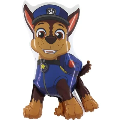 Imagen de Toyland® 35 Inch Giant Jumbo Size Paw Patrol Chase Character Foil Globo Globos de fiesta para niños