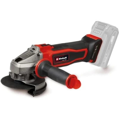 Imagen de Einhell Amoladora angular con batería TE AG 18/115 2 Li Solo Power X Change (18 V, 115mm, diámetro de disco, 28 mm profundidad corte, empuñadura adicional, sin disco corte ni batería)