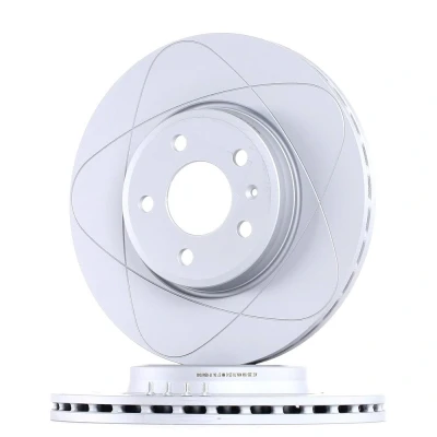 Imagen de ATE PowerDisc 24.0325 0184.1 Disco de freno 314,0 25,0 5 112,0 ventilado revestido altamente carbonizado con tornillos AUDI: A4 B9 Avant, A5 B8 Coupé