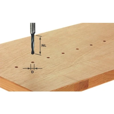 Imagen de Festool 491066 Broca para clavijas HW, vástago 8 mm HW S8 D5/30 Z