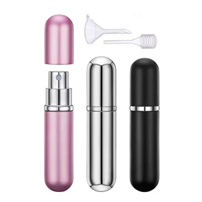 Imagen de Atomizador de Perfume, Travel Mini kit Portátil Botellas Recargables con Bomba Embudo y Pipeta 6ml Juego 3