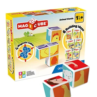 Imagen de Geomag Magicube Juguete de construcción, Multicolor, 4 Piezas (132), Color/Modelo Surtido