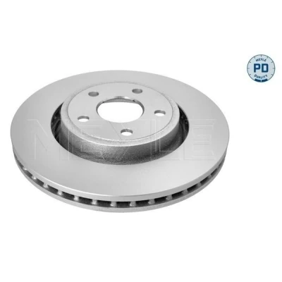 Imagen de MEYLE 57 83 521 0005/PD Disco de freno Eje delantero 350 32 5 127 ventilado revestido altamente carbonizado
