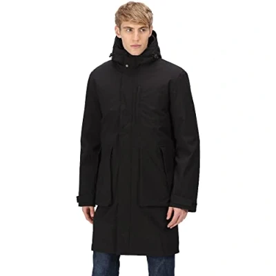 Imagen de Regatta Chaqueta Hombre Alessandro 3 en 1 Abrigo impermeable y transpirable confeccionado tejido reciclado con capucha bolsillos inferiores laterales