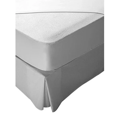 Imagen de Pikolin Home Protector de colchón rizo, 100% algodón, impermeable y transpirable, 105 x 190/200 cm, cama