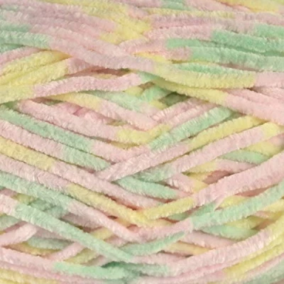 Imagen de James C Brett Flutterby Ovillo de lana gruesa para tejer (B38 verde/rosa/amarillo)