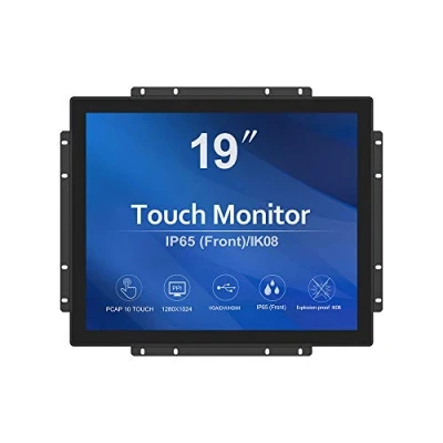 Imagen de GreenTouch Monitor táctil ultradelgado de 19 Pulgadas, Interfaz HDMI/VGA/DVI, resolución 1280x1024, Pantalla Industrial