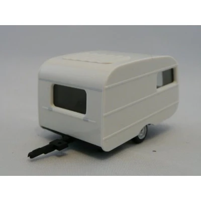 Imagen de herpa 53099 053099 Qek Vehículo Caravana Junior en Miniatura para retocar, coleccionar y como Regalo, Color Blanco (609395)