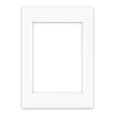 Imagen de nielsen Conservation Passepartout 1,5 mm, Formato Exterior 59,4x84,1 cm (DIN A1) para Cuadros DIN A2, Blanco Puro Claro Liso