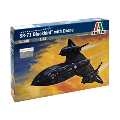 Imagen de Italeri 1/72 SR 71 Blackbird Kit de Modelo, Color sin Pintar, zzzz s (I145)