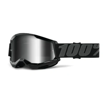 Imagen de 100% Gafas de Ciclismo Strata 2, Negro, Lente Oscura