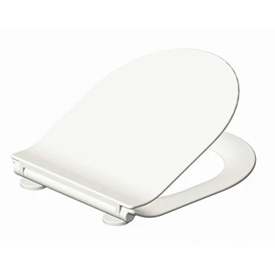 Imagen de Grünblatt ADOB Asiento de inodoro (duroplast, descenso automático, extraíble para la limpieza)