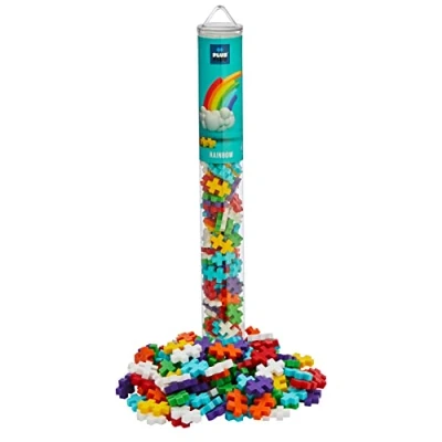 Imagen de PLUS MÁS Juego de construcción, PP4265, Arco Iris, 100 Piezas
