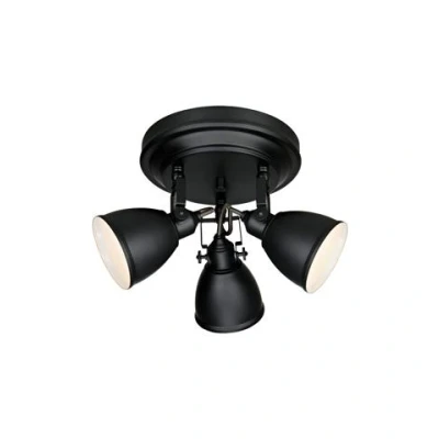 Imagen de Markslöjd Plafón Fjällbacka, 3 luces, negro