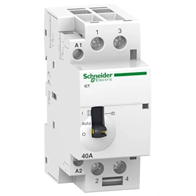 Imagen de Schneider Electric A9C21842 Acti 9 iCT Conector, 40A, 2NA, 230/240Vca, 85mm x 36mm 60mm, Blanco