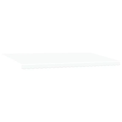 Imagen de vidaXL Tela de Recambio para toldo Marco 6x3 m Blanco