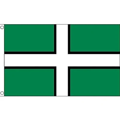 Imagen de AZ FLAG Bandera Condado de Devon 150x90 cm County Ingleterra 100% Poliéster Con Ojales Metal integrados 110g Colores Vivos Y Resistente A La Decoloración
