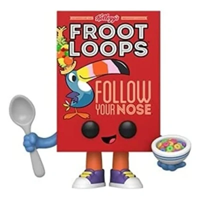 Imagen de Funko Pop! Vinyl: Kelloggs Froot Loops Cereal Box Figura de Vinilo Coleccionable Idea Regalo Mercancia Oficial Juguetes para Niños y Adultos Ad Icons Fans Muñeco Coleccionistas