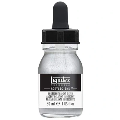 Imagen de Liquitex Professional Tinta Acrílica, 30 Ml, Plata Iridiscente