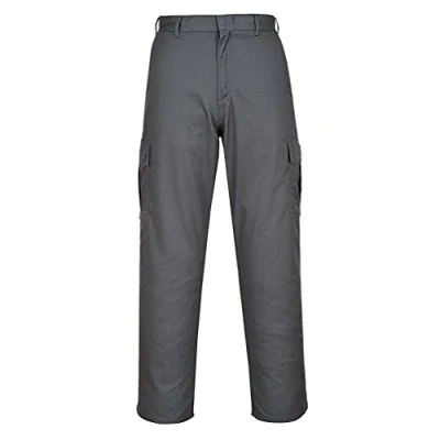Imagen de Portwest Pantalones Combat, Tamaño: 48, Color: Gris, C701GRR48