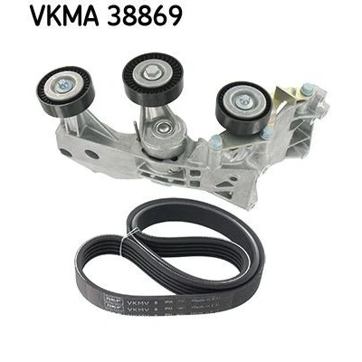 Imagen de SKF VKMA 38869 Juego de correas trapeciales poli V MERCEDES BENZ: Clase A, B